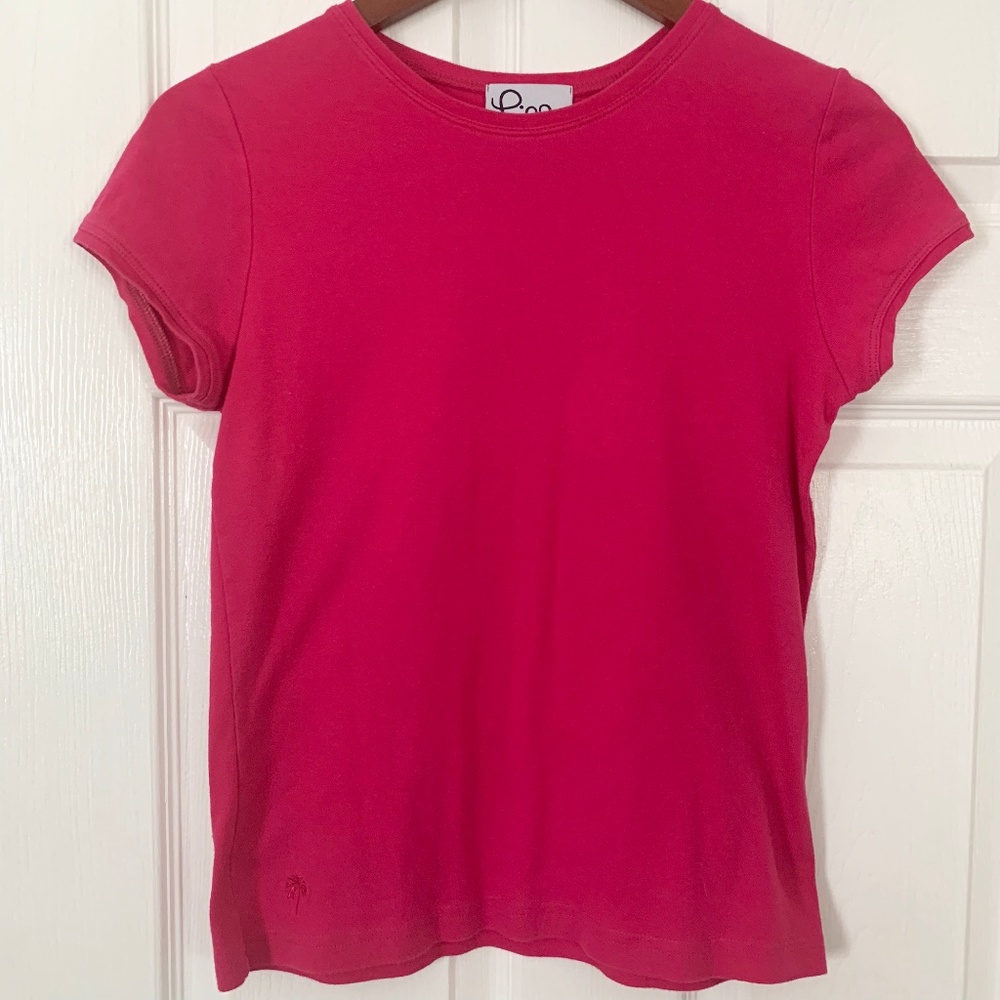 LILLY PULITZER Pink Short Sleeve Shirt